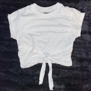 Urban Outfitters tie front tee shirt.